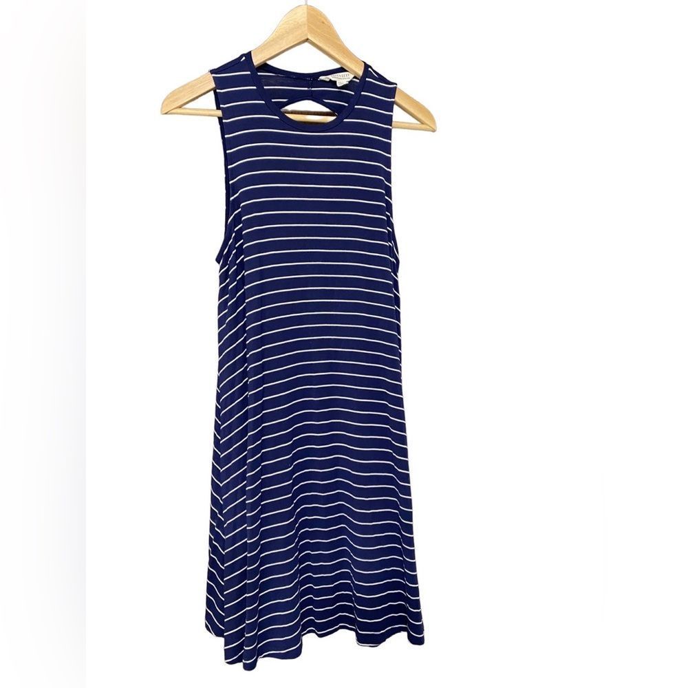 American Eagle Outfitters Soft & Sexy striped sleeveless dress Navy White Size S